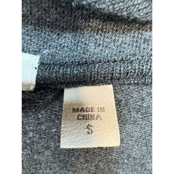 Pure Jill Womens Open Front Cardigan Sweater Size S Charcoal Gray Pockets - Picture 3 of 10